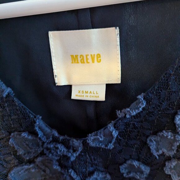 Anthropologie Maeve Cropped Swing Top (Size XS) - Picture 3 of 4